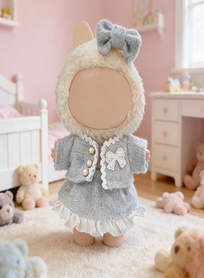 Ezcora Clothes for Doll, 4 Pack Clothes for 17cm Doll Include Pairs of Shoes, Perfect for Play & Display, Doll Outfits Accessories for Collectors (No Dolls) (Elegant Tweed Dress) - Image 3